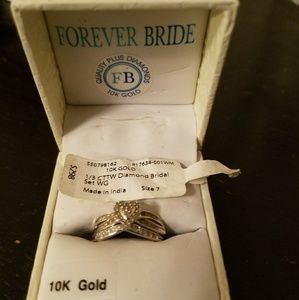 1/3 CTTW Diamond Bridal Set